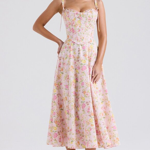 Midi corset sun dress - Picture 2 of 6